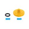 PATIKIL Camera Shutter Button, 5 Pack Soft Shutter Release Button Pure Copper Camera Button Concave Suitable for Nikon for Fujifilm for Leica DSLR/SLR Camera, Yellow view 3