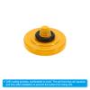 PATIKIL Camera Shutter Button, 5 Pack Soft Shutter Release Button Pure Copper Camera Button Concave Suitable for Nikon for Fujifilm for Leica DSLR/SLR Camera, Yellow view 4