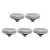 PATIKIL Camera Shutter Button, 5 Pack Soft Shutter Release Button Pure Copper Camera Button Knurled Suitable for Nikon for Fujifilm for Leica DSLR/SLR Camera, Gray view 1