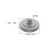 PATIKIL Camera Shutter Button, 5 Pack Soft Shutter Release Button Pure Copper Camera Button Knurled Suitable for Nikon for Fujifilm for Leica DSLR/SLR Camera, Gray view 2