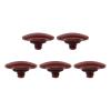 PATIKIL Camera Shutter Button, 5 Pack Soft Shutter Release Button Pure Copper Camera Button Convex Suitable for Nikon for Fujifilm for Leica DSLR/SLR Camera, Dark Red view 1