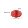 PATIKIL Camera Shutter Button, 3 Pack Soft Shutter Release Button Pure Copper Camera Button Concave Suitable for Nikon for Fujifilm for Leica DSLR/SLR Camera, Red view 2