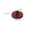 PATIKIL Camera Shutter Button, 5 Pack Soft Shutter Release Button Pure Copper Camera Button Knurled Suitable for Nikon for Fujifilm for Leica DSLR/SLR Camera, Dark Red view 2