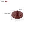 PATIKIL Camera Shutter Button, 3 Pack Soft Shutter Release Button Pure Copper Camera Button Concave Suitable for Nikon for Fujifilm for Leica DSLR/SLR Camera, Dark Red Silver Red view 2