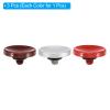 PATIKIL Camera Shutter Button, 3 Pack Soft Shutter Release Button Pure Copper Camera Button Concave Suitable for Nikon for Fujifilm for Leica DSLR/SLR Camera, Dark Red Silver Red view 3