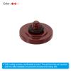 PATIKIL Camera Shutter Button, 3 Pack Soft Shutter Release Button Pure Copper Camera Button Concave Suitable for Nikon for Fujifilm for Leica DSLR/SLR Camera, Dark Red Silver Red view 4