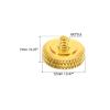 PATIKIL Camera Shutter Button, 3 Pack Soft Shutter Release Button Pure Copper Camera Button Carved Suitable for Nikon for Fujifilm for Leica DSLR/SLR Camera, Golden view 2