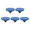 PATIKIL Camera Shutter Button, 5 Pack Soft Shutter Release Button Pure Copper Camera Button Knurled Suitable for Nikon for Fujifilm for Leica DSLR/SLR Camera, Blue view 1