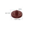 PATIKIL Camera Shutter Button, 3 Pack Soft Shutter Release Button Pure Copper Camera Button Knurled Suitable for Nikon for Fujifilm for Leica DSLR/SLR Camera, Dark Red view 2