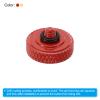 PATIKIL Camera Shutter Button, 2 Pack Soft Shutter Release Button Pure Copper Camera Button Carved Suitable for Nikon for Fujifilm for Leica DSLR/SLR Camera, Red Golden view 4