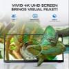 WCKUN 17.3 Inch Portable Touch Monitor 4K UHD 3840 2160 100% NTSC Metal Shell Tempered Glass, Dual Speaker,Stand & Sleeve, USB-C, HDMI, HDR, Freesync,Plug & Play, for Laptop, Mac, Phone,Swicth view 2