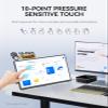 WCKUN 17.3 Inch Portable Touch Monitor 4K UHD 3840 2160 100% NTSC Metal Shell Tempered Glass, Dual Speaker,Stand & Sleeve, USB-C, HDMI, HDR, Freesync,Plug & Play, for Laptop, Mac, Phone,Swicth view 4