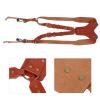 Adjustable Dual PU Leather Rivet Camera Harness Strap Accessory Safety and Stability Suitable for Any Camera with a 4in Tripod Stand view 2