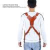 Adjustable Dual PU Leather Rivet Camera Harness Strap Accessory Safety and Stability Suitable for Any Camera with a 4in Tripod Stand view 4