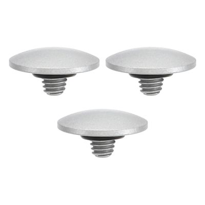 PATIKIL Camera Shutter Button, 3 Pack Soft Shutter Release Button Pure Copper Camera Button Convex Suitable for Nikon for Fujifilm for Leica DSLR/SLR Camera, Silver