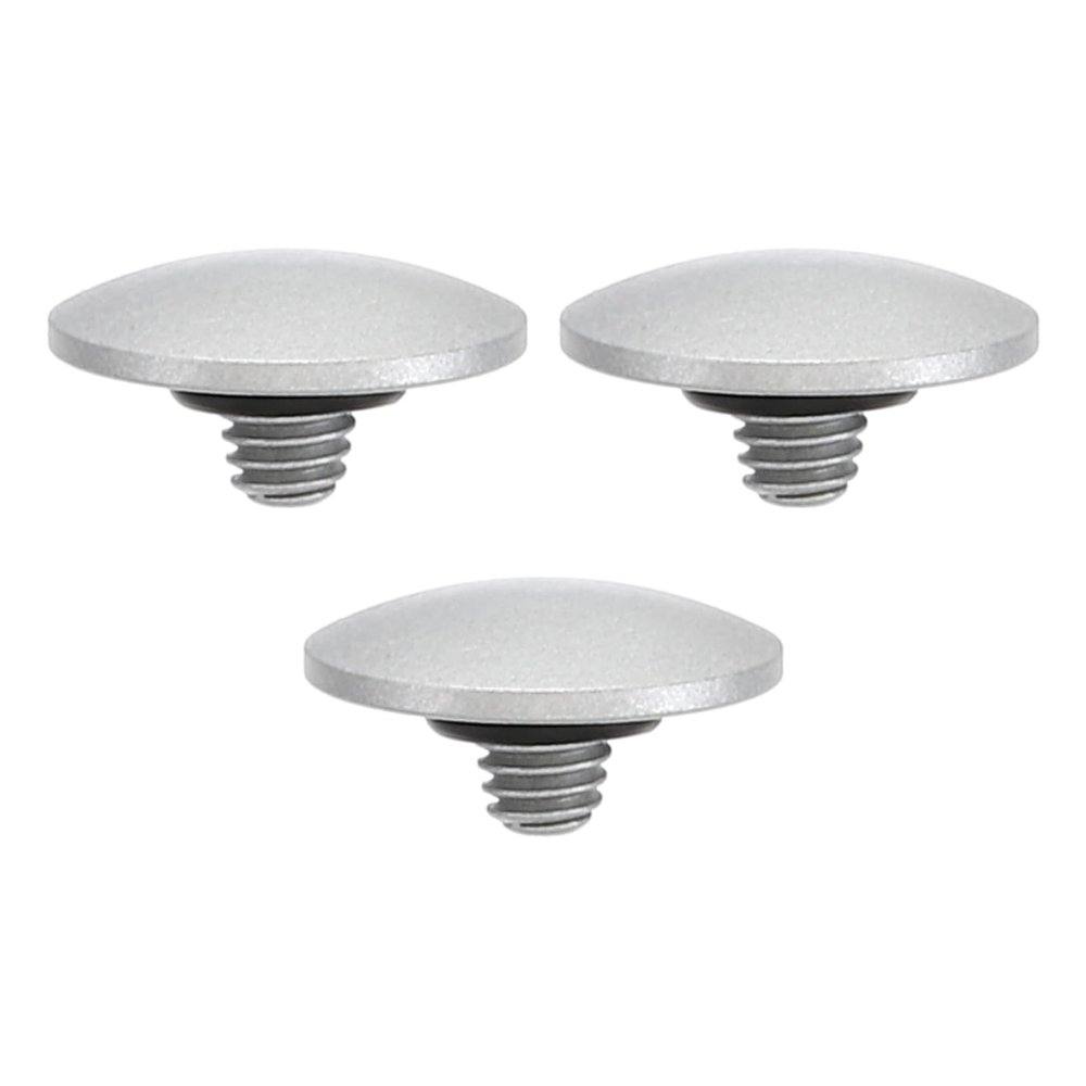 PATIKIL Camera Shutter Button, 3 Pack Soft Shutter Release Button Pure Copper Camera Button Convex Suitable for Nikon for Fujifilm for Leica DSLR/SLR Camera, Silver