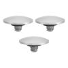 PATIKIL Camera Shutter Button, 3 Pack Soft Shutter Release Button Pure Copper Camera Button Convex Suitable for Nikon for Fujifilm for Leica DSLR/SLR Camera, Silver view 1