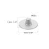 PATIKIL Camera Shutter Button, 3 Pack Soft Shutter Release Button Pure Copper Camera Button Convex Suitable for Nikon for Fujifilm for Leica DSLR/SLR Camera, Silver view 2