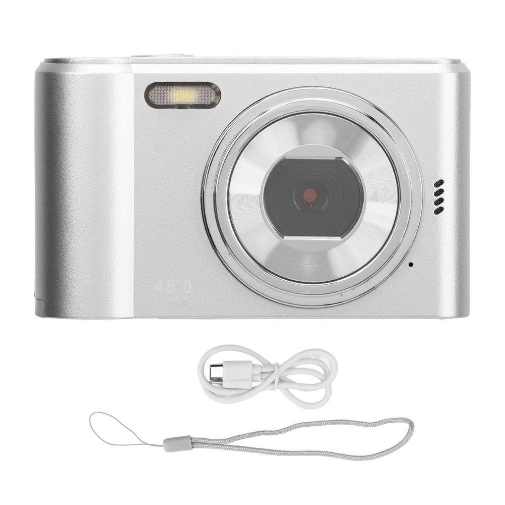 2.7k Digital Camera for Photography, 1080P Camera, Point and Shoot Camera 8X Zoom Autofocus, 48MP Compact Small Camera, for Boys Girls Toddlers Teen Student Seniors