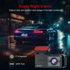 Dash Cam Front 4K WiFi Dashcam with 64GB SD Card 2160P Dash Camera for Cars,Smart App Control,WDR,Super Night Vision,Parking Mode,G-Sensor,Loop Recording,Support 256GB Max view 4