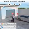 Anpviz 5MP PoE IP Turret Camera,Smart Color Night Vision 100ft, 512GB SD Slot,Human & Vehicle Detection,Built-in Mic,Security IP Camera Outdoor Indoor for Business, IP66, NDAA Compliant (U Series) view 3