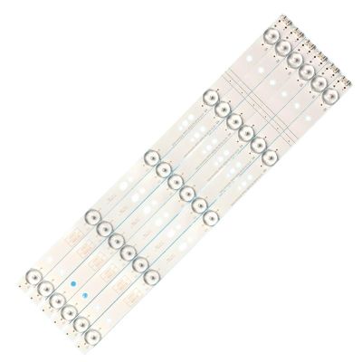 UFDIPLMY 6Pcs 384MM 3V Suitable Compatible with Skyworth 43-inch LCD TV Backlight Strip 5800-W43002-3P00 43E3000 43E3500 43E6000 E465853