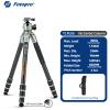 Fotopro 59inch Carbon Fiber Travel Tripod, 44mm Large Ball Head with Super Locking for Heavy Duty Cameras, 44lbs Load Capacity for DSLR Camcorder, T1 Plus Basic view 2