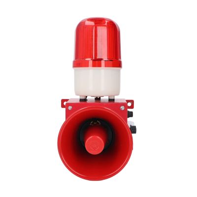 115db LED High Power Siren Alarm System, Outdoor Warning Light for Security Wall Mounted, Compact Size Big Power (DC24V)