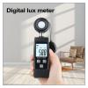 Digital Illuminance Light Meter Handheld,Handheld Digital Illuminance Meter Mini Portable Light Meter for Lamps Animal Husbandry Mining Industries view 3