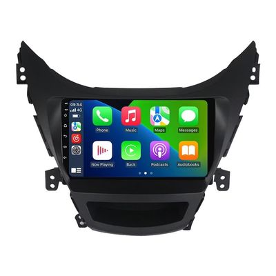 Stereo Radio for Hyundai Elantra 2011-2013, Biorunn 9 Inch GPS Wireless Wired Car-Play Android Auto IPS Touch Screen Navigation WiFi FM RDS Head Unit 2GB RAM 32GB ROM