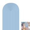 Haploquest 2D Printed Ripples Party Arch Covers Arched Backdrop Cover Stretchy Cover for Party Decoration Round Top Frame Spandex Cover (Sky Blue446,7.2x4ft) view 1
