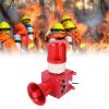 115db LED High Power Siren Alarm System, Outdoor Warning Light for Security Wall Mounted, Compact Size Big Power (US Plug 110V) view 4