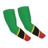 LVGOOKI Cute St Kitts And Nevis Flag Arm Sleeves Cooling Sun Protection Sports Flag Sleeves for Men Women view 1