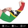 LVGOOKI Cute St Kitts And Nevis Flag Arm Sleeves Cooling Sun Protection Sports Flag Sleeves for Men Women view 3