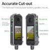 Aluminum Frame Cage for Insta360 X4 Action Camera Protective Cage Housing Case Rig for Insta360 X4 Accessories with Dual Cold Shoe Mount view 4