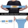 LVGOOKI Cute Argentina Flag Arm Sleeves Cooling Sun Protection Sports Flag Sleeves for Men Women view 4