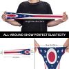 LVGOOKI Ohio State Flag Arm Sleeves Sports Sun Protection Cooling Sleeves for Men Women Running Golf Cycling Arm Sleeves view 4