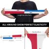 LVGOOKI Cute Panama Flag Arm Sleeves Cooling Sun Protection Sports Flag Sleeves for Men Women view 4
