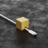 Eyepkildly Golden Stainless Steel Cable Clips, Cord Organizer Cable Management, USB Cable Holder Wire,Wire Organizer for Desk, Wall, Car, Nightstand and Office Cable Management. (Frosted Gold) view 1