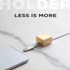 Eyepkildly Golden Stainless Steel Cable Clips, Cord Organizer Cable Management, USB Cable Holder Wire,Wire Organizer for Desk, Wall, Car, Nightstand and Office Cable Management. (Frosted Gold) view 2