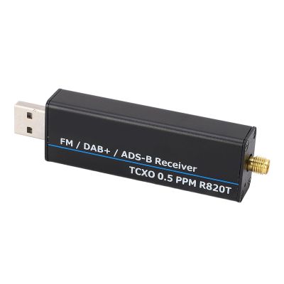 RTL SDR Receiver, 100KHz to 1766MHz Software Defined Radio, Full Band RTL2832U R820T2 0.5 PPM TCXO USB Software Defined Radio