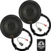 KICKER Speakers 6.5 inch for Honda Pilot 2009-2022 Upgrade Kit - Pair of KS Series with Adapters and Harness, Coaxial 6 1/2 Car Audio Front or Rear Door Speaker KSC650, 51KSC6504 view 1