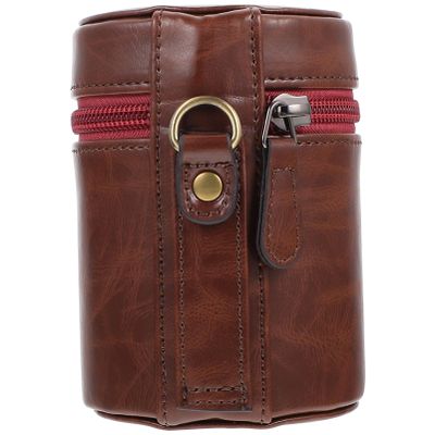 Hemobllo Shockproof Camera Lens Bag Pu Storage Pouch for Lens Compact Design for Travel and Outdoor Use