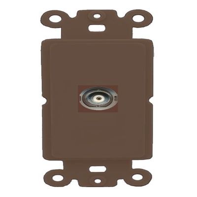 RiteAV BNC Wall Plate Rocker Module [Brown]