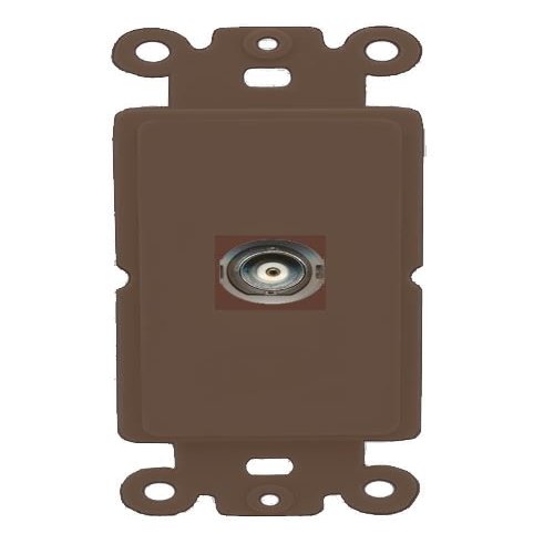 RiteAV BNC Wall Plate Rocker Module [Brown]