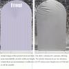 2D Printed Ripples Party Arch Covers Arched Backdrop Cover Stretchy Cover for Party Decoration Round Top Frame Spandex Cover (lavender445,6.5x3.3ft) view 3