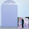 2D Printed Ripples Party Arch Covers Arched Backdrop Cover Stretchy Cover for Party Decoration Round Top Frame Spandex Cover (lavender445,6.5x3.3ft) view 4