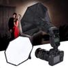 Octagon Diffuser Softbox, 30cm Portable Universal Flash Flashlight Softbox Diffuser for External of Digital Camera, Detachable Design view 2