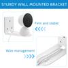 2Pack Adhesive Wall Mount Bracket for Google Nest Cam Indoor Security Camera Wired- 2nd Generation, VHB Stick On or No Drilling Mounting Get The Best View,Two Ways Installation view 2