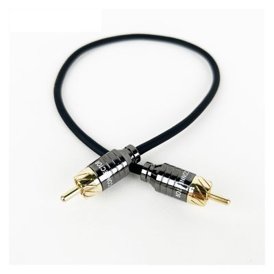 1PC RCA to RCA Stereo Cables Male to Male Aux Cable Jack for Home Theater HDTV TV DVD CD Loudspeaker Box Power Amplifier 0.3-20M (Color : White White, Size : 20m)